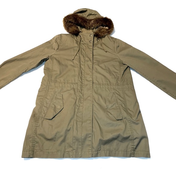 Vintage J.Crew Utility Jacket Removable Sherpa Lining - Picture 4 of 13